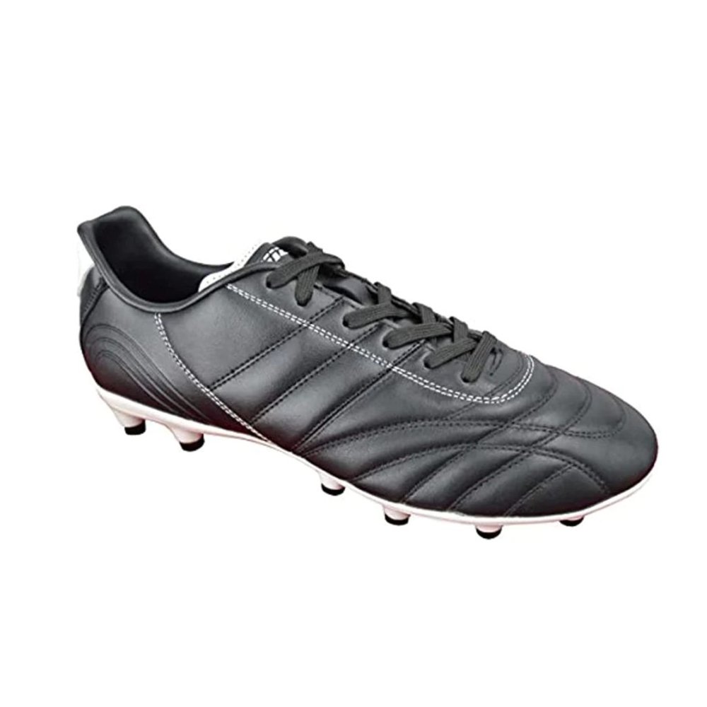 Cleats: Black/White, Size 6 Big Kid